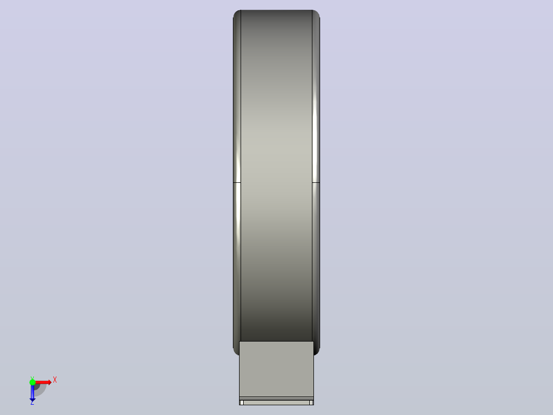 LM-0.5 750～2000电流互感器三维模型202012俯视图