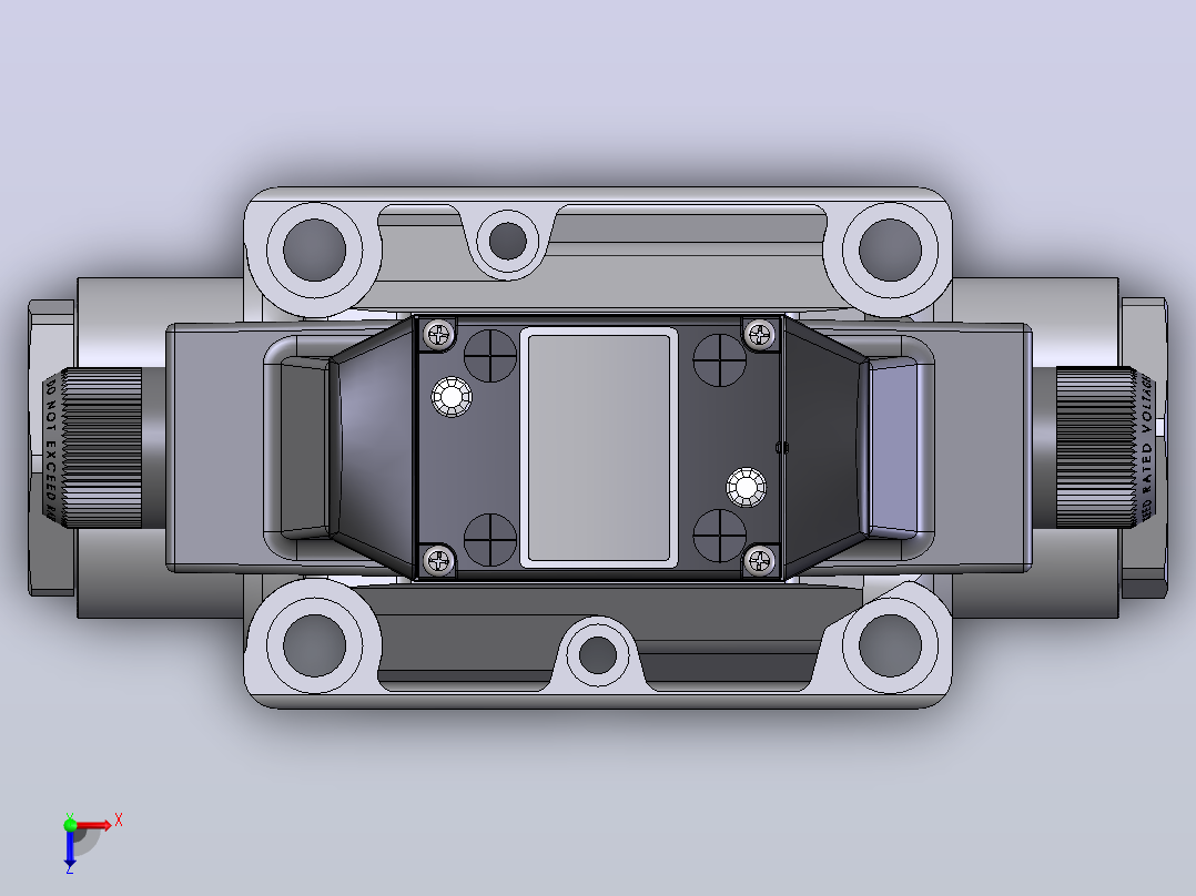 液压元件，电磁阀，泵，阀Continental Hydraulics-VSD07M_2_3俯视图