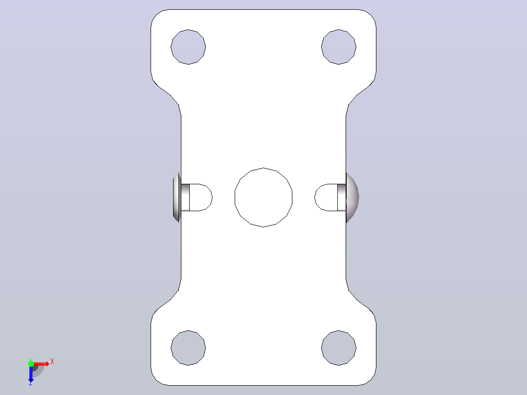 脚轮PARTserver50500923俯视图