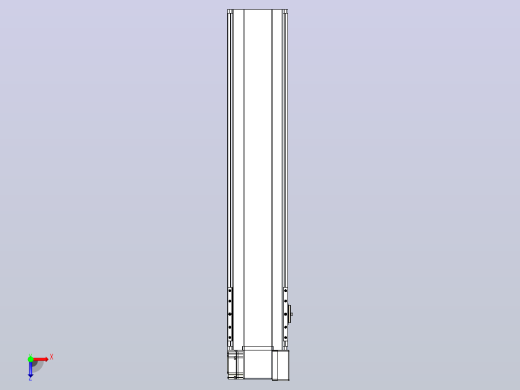 皮带直线轴半封闭可选导轨TPA-HNB-175D-140-L700-RP-Y-P75-N3俯视缩略图