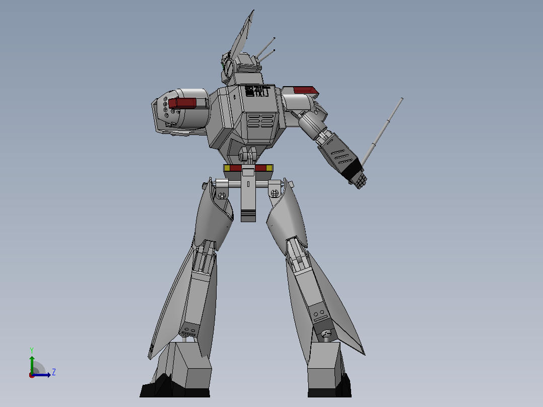 AV-98英格拉姆1号机器人左视图