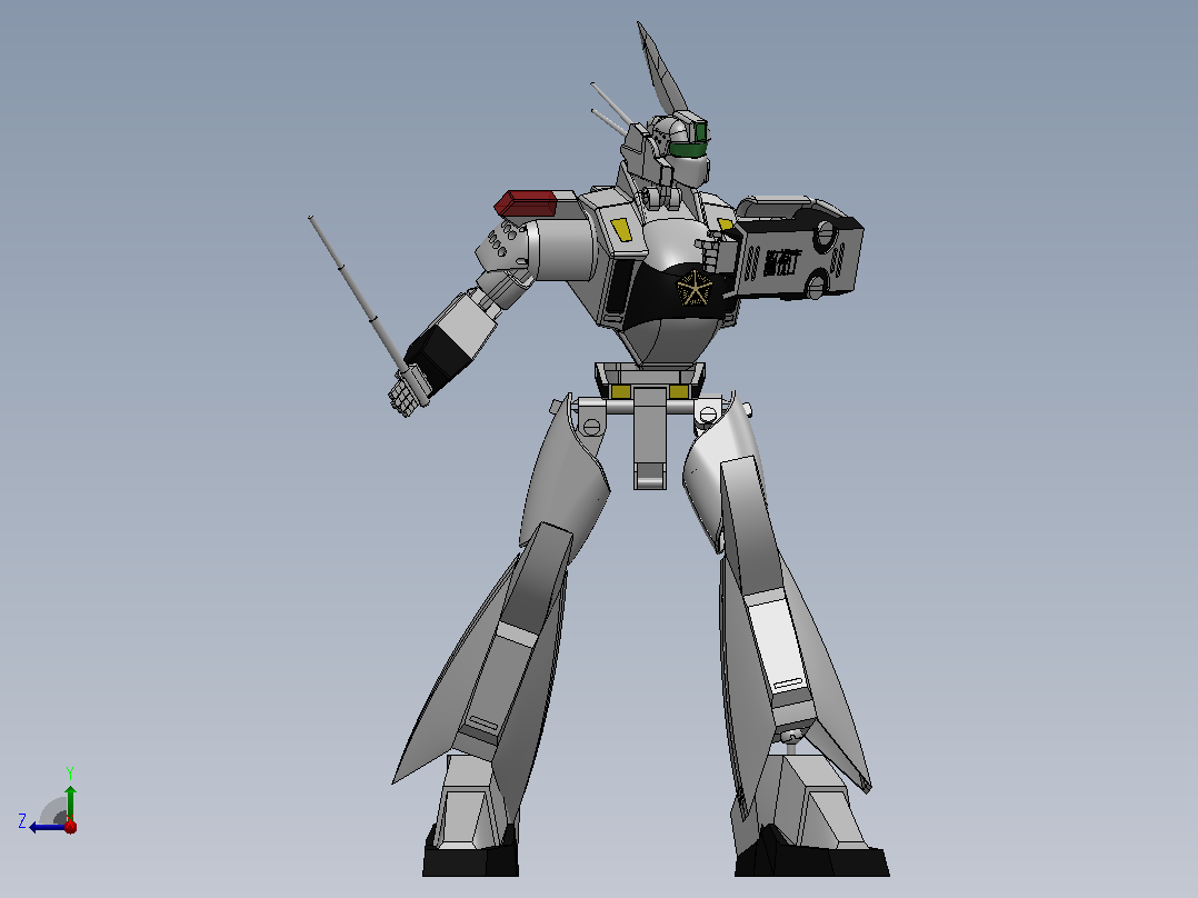 AV-98英格拉姆1号机器人右视图