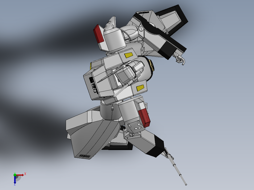 AV-98英格拉姆1号机器人俯视图