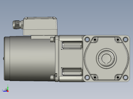 交流减速机5RK40GU-CT(5GU3RC-180RC)新右视缩略图