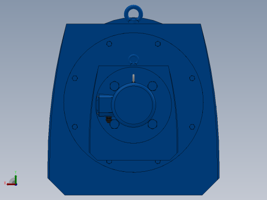RF167R97法兰轴伸式组合型斜齿轮减速机RF167R97-Y0.75-4P-80-M1-0°-Φ550后视缩略图