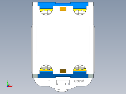 LAY39B-□XBD按钮三维模型202204前视缩略图