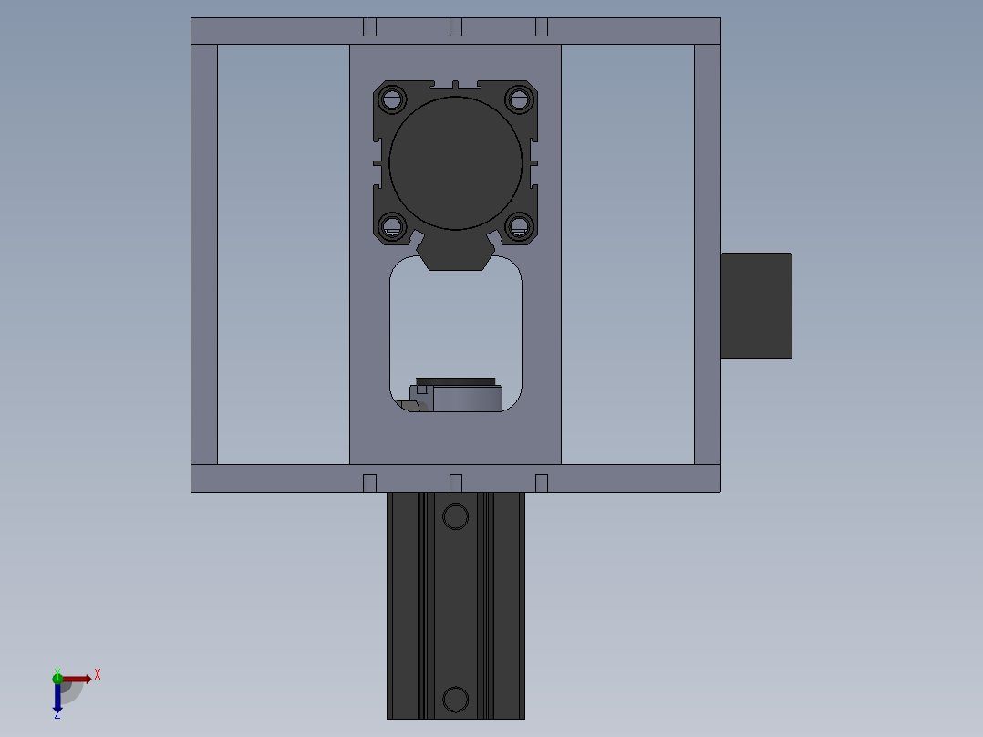 BLF测气密性工装俯视图