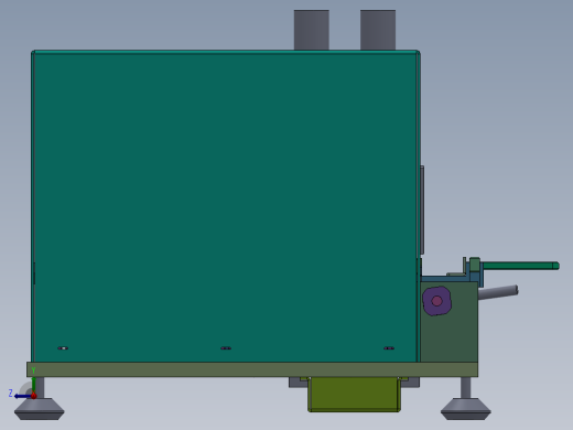 立式剥皮机工装右视缩略图