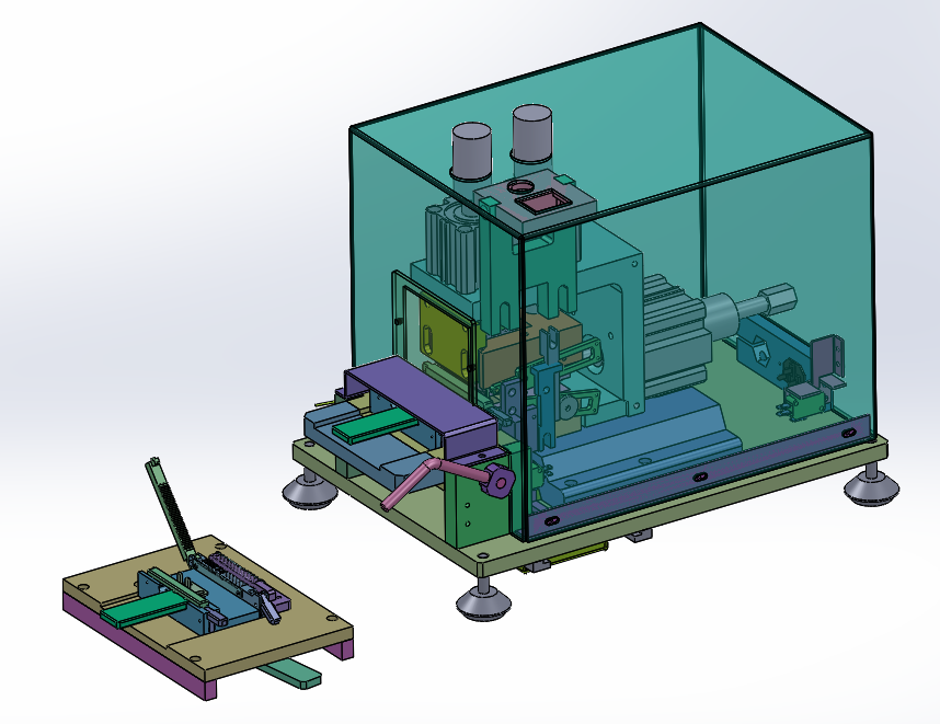 立式剥皮机工装