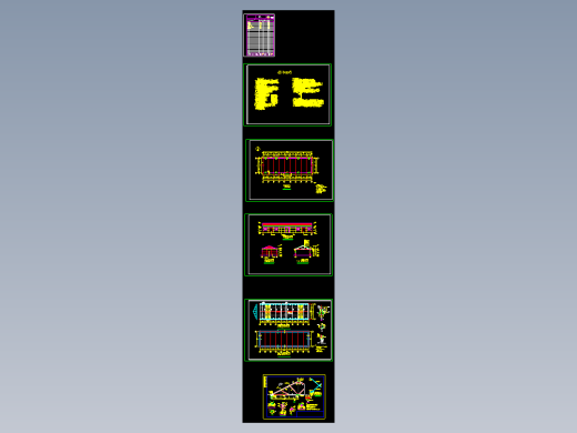 33米×10米的木屋架结构仓库施工CAD图纸图纸