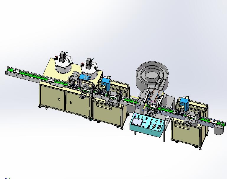 全自动点胶组装机 3D模型