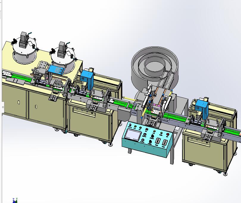 全自动点胶组装机 3D模型