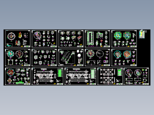 500t／d生料均化库施工全套图