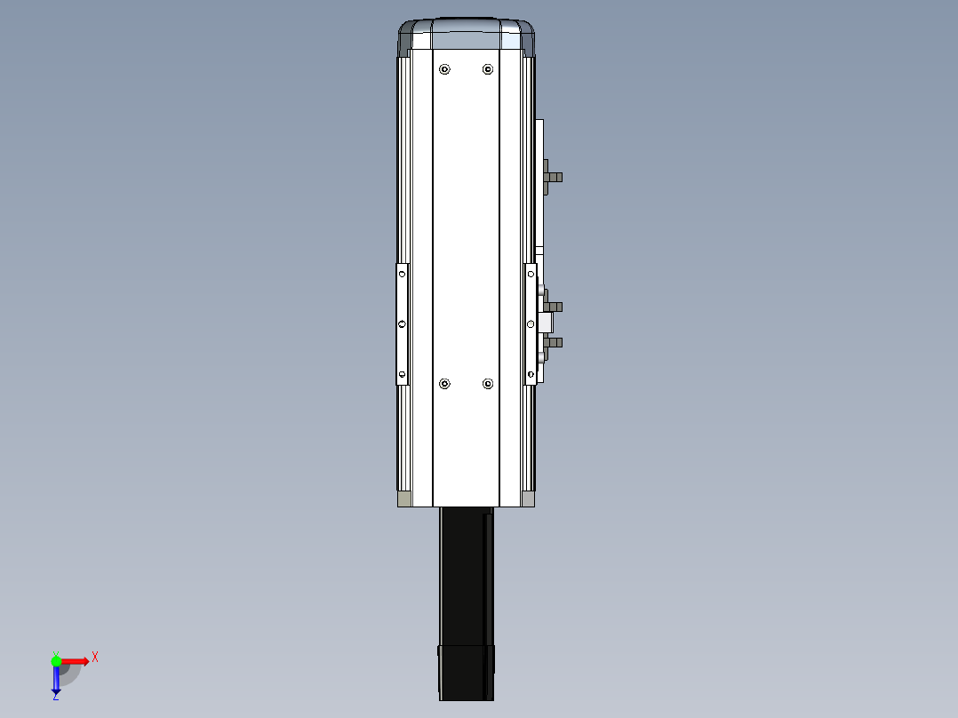 Toyo东佑达直线模组-ETH12-100-BC-100W+煞車俯视图