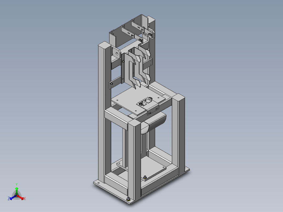 常用机械结构 (376)正等轴测图