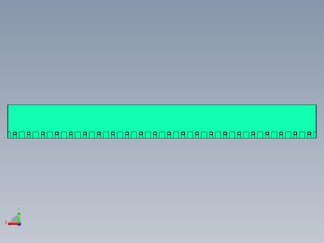 DEGSON 2EDG 系列 5.08mm 可插拔接线端子组-2EDGR-5.08-22P-14-00AH后视图