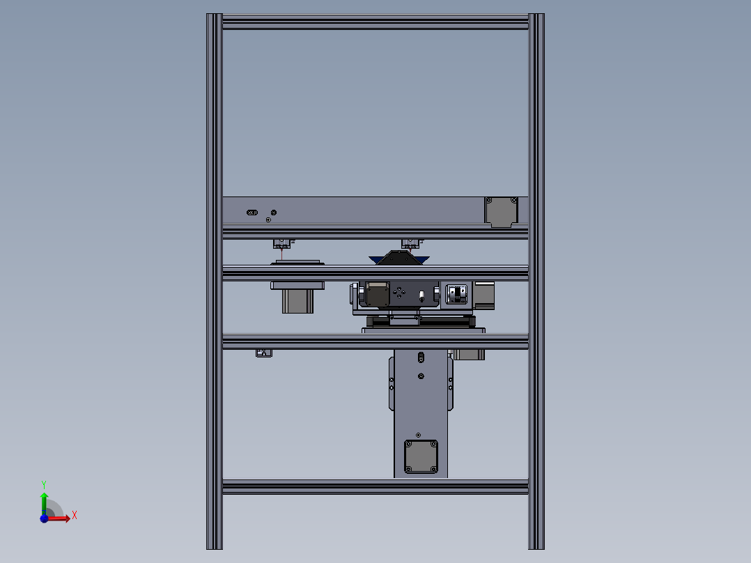 自动涂胶机前视图