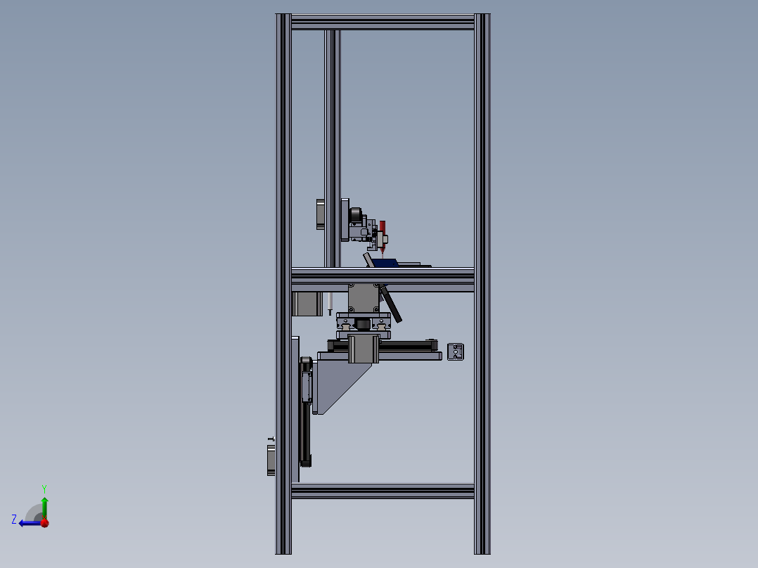 自动涂胶机右视图