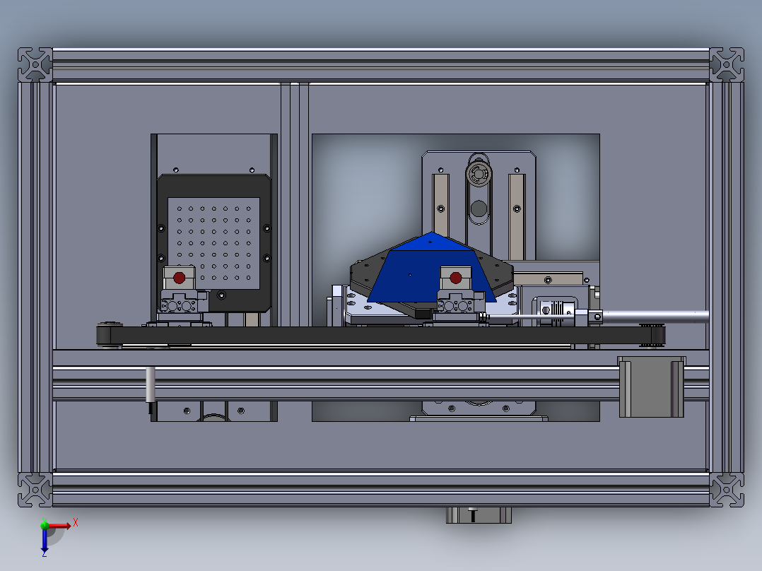 自动涂胶机俯视图