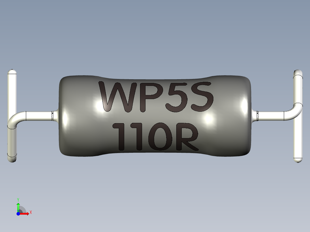 功率电阻WP5S前视图