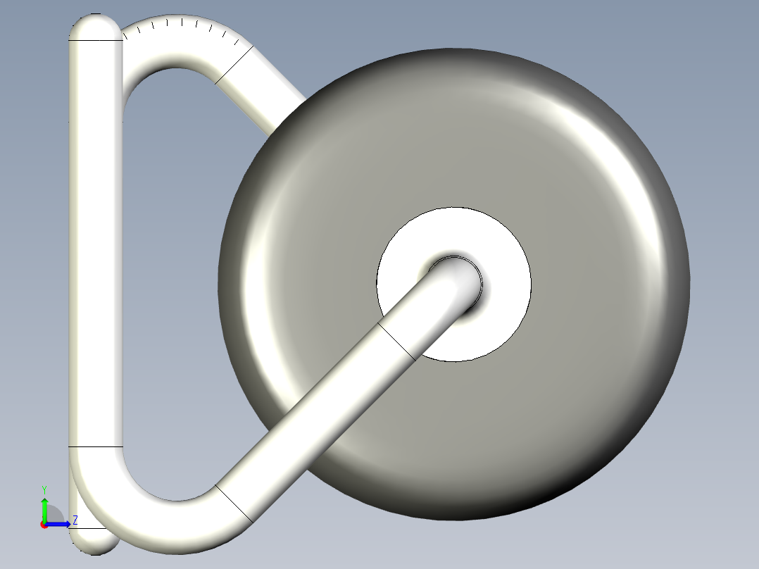 功率电阻WP5S左视图