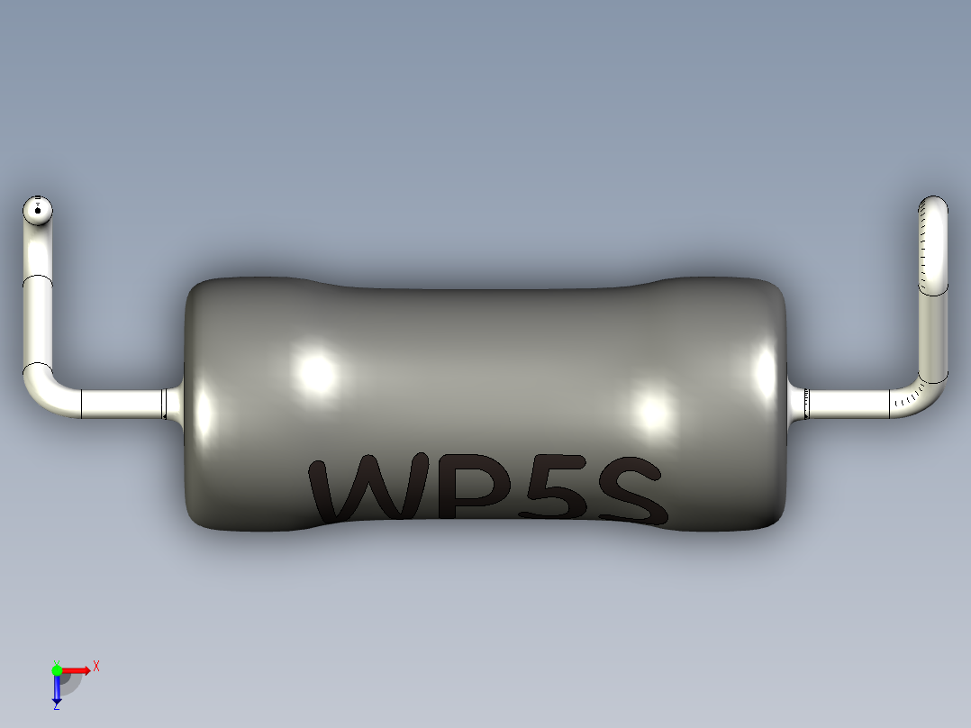 功率电阻WP5S俯视图