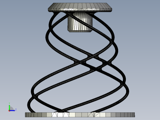 3D打印灯左视缩略图