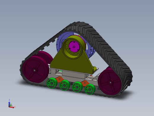三角履带轮3D模型 1013663===150