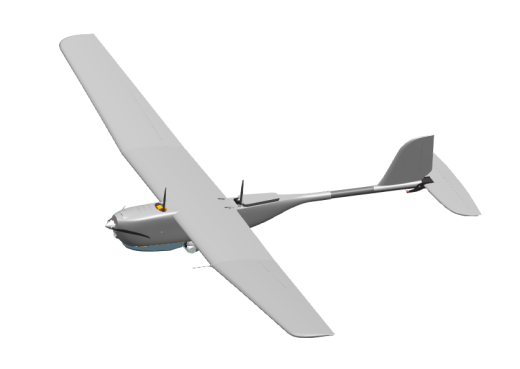 固定翼手抛机装配图缩略图