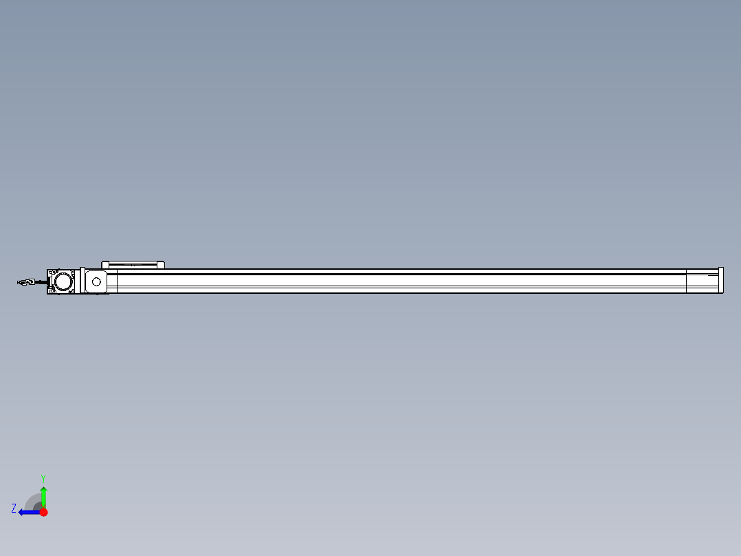 威洛博LB.GB同步带传动--欧规系列LB6A-L65-S1400-BR右视图