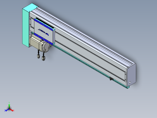 威洛博VC丝杆传动-无尘环境VC14-Lxx-C-S550-BL-ZP75-C3正等轴测缩略图