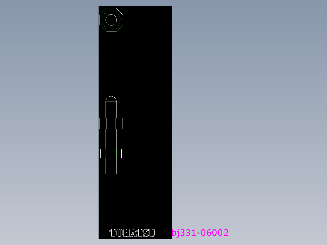 定位配件BJ331-2D多系列多零件图纸模型