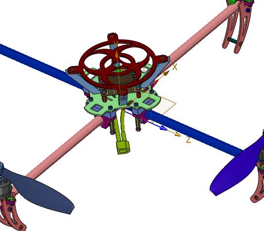 轻型圆管多旋翼飞行器