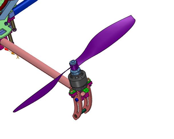 轻型圆管多旋翼飞行器