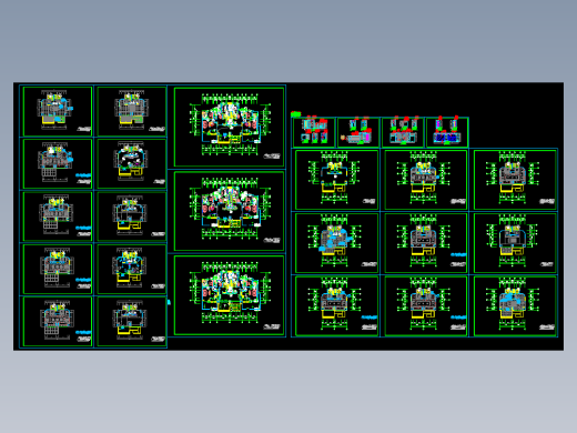 某地某集团办公室装饰CAD图纸