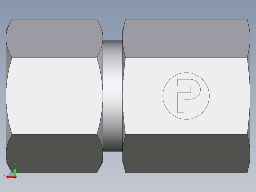 卡套式工业通用硬管接头EO_Swivel_connector_GAI12ZSM71后视缩略图
