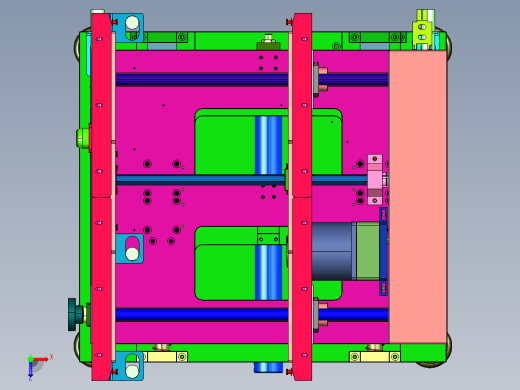 载板治具对接式传送机构俯视缩略图
