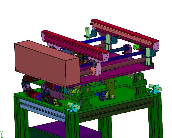 载板治具对接式传送机构