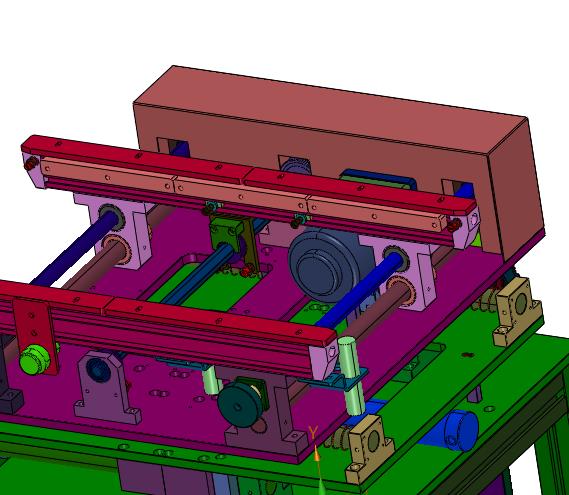 载板治具对接式传送机构