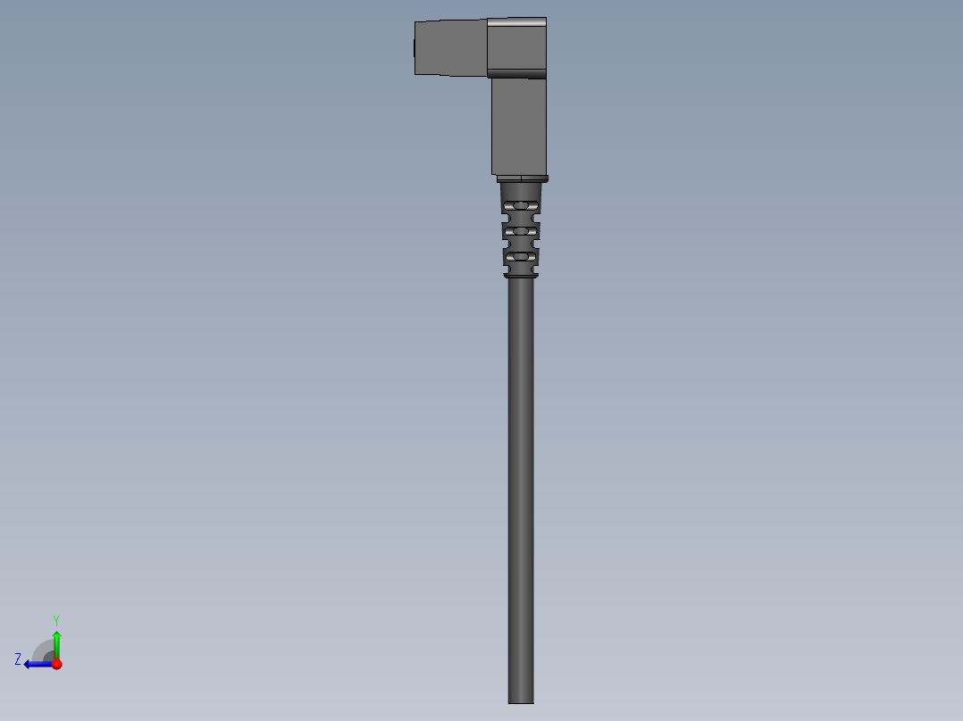 欧姆龙6系槽型光电（常用）导线引出型2M-EE-SX671-WR右视图