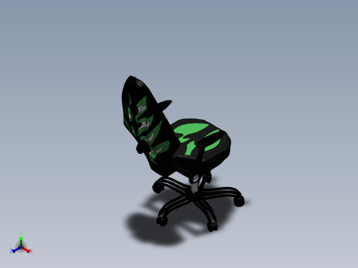 R600椅子正等轴测缩略图