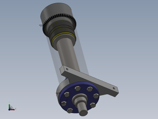 柱式液压缸前视缩略图