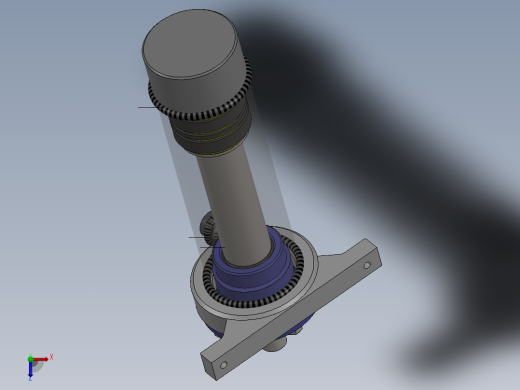 柱式液压缸俯视缩略图