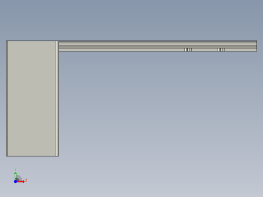 基恩士KL-4ADbracket_kc图纸模型前视缩略图
