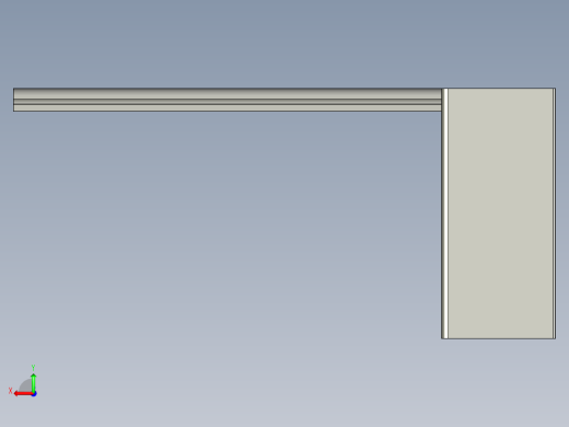基恩士KL-4ADbracket_kc图纸模型后视缩略图