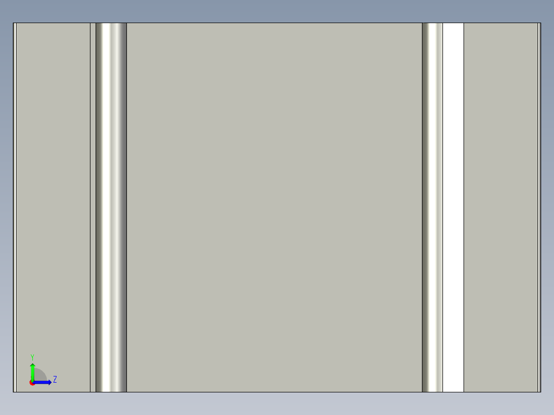 基恩士KL-4ADbracket_kc图纸模型左视图