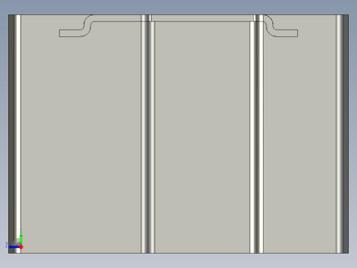 基恩士KL-4ADbracket_kc图纸模型右视缩略图