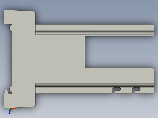 基恩士KL-4ADbracket_kc图纸模型俯视缩略图