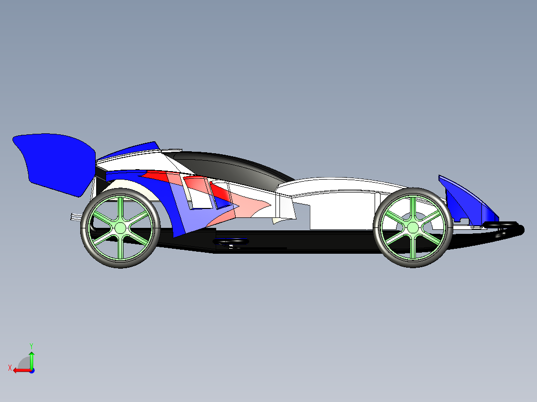 赛车-5 SW IGS后视图