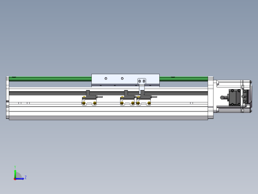 MTH丝杆半封闭模组MT120BS-BC-200W左视缩略图